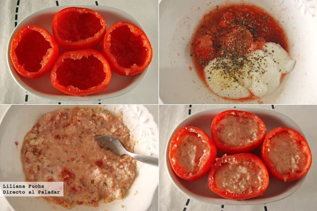 La verdadera receta de tomates rellenos es muy simple de hacer