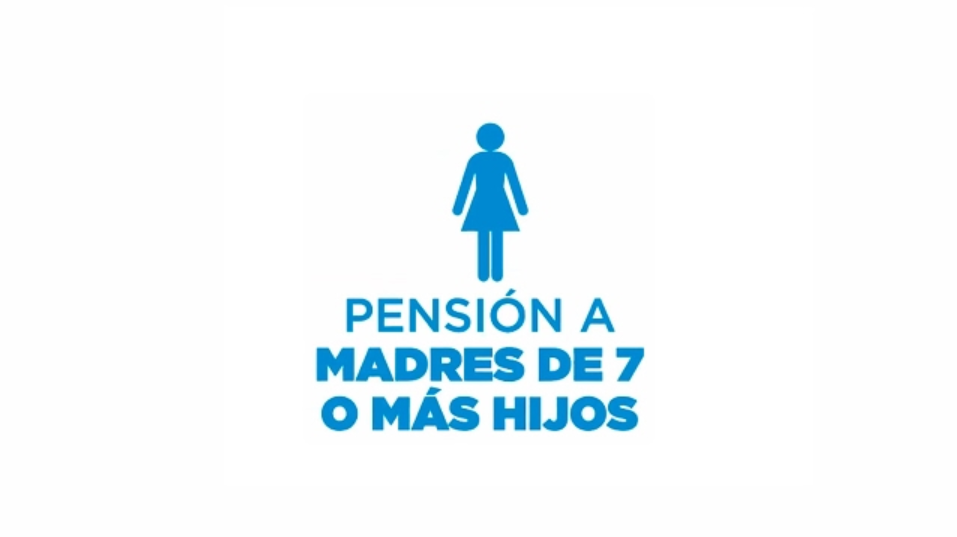 Pensión no Contributiva para Madre de 7 Hijos