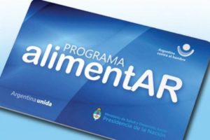 Tarjeta Alimentar Argentina contra el Hambre
